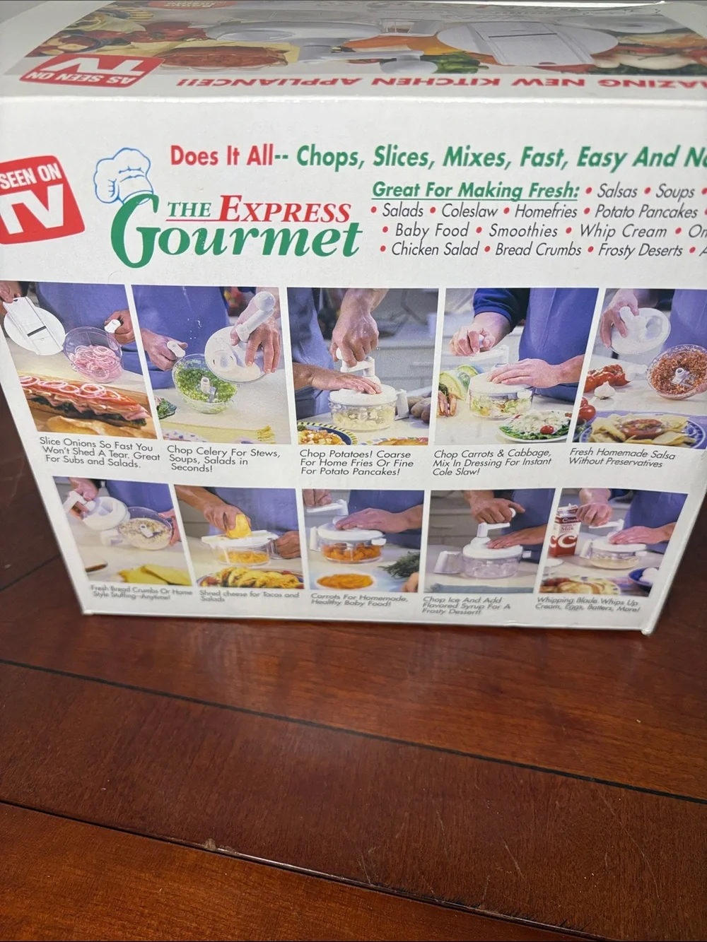 Express Gourmet Hand Food Processor by  WERPOWER. NIB